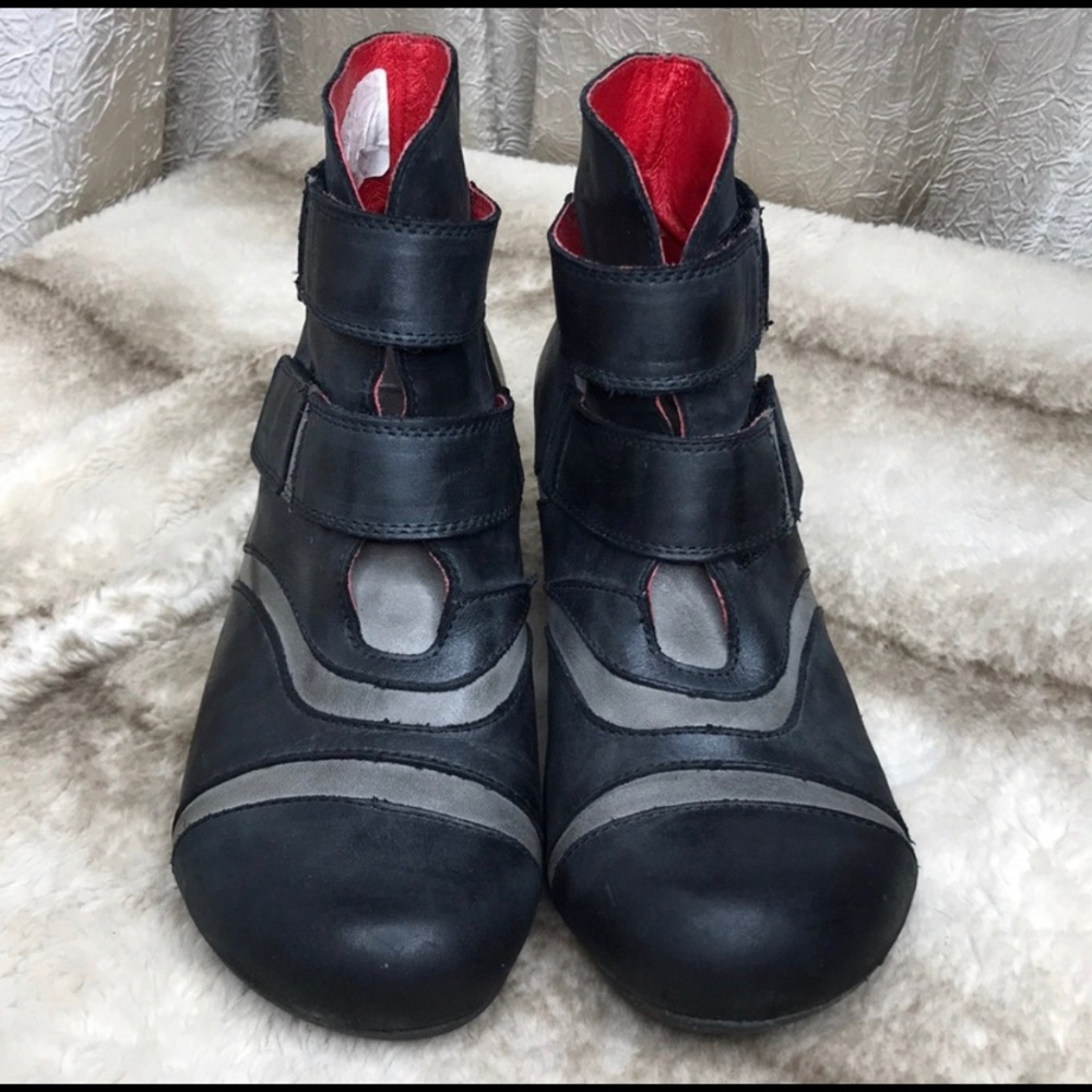 Sheridan Mia Charcoal Grey Nellie Bootie Size 37/7